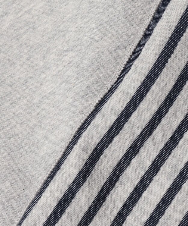 J.PRESS MEN ハーフジップ プルオーバースウェット ライトグレー系