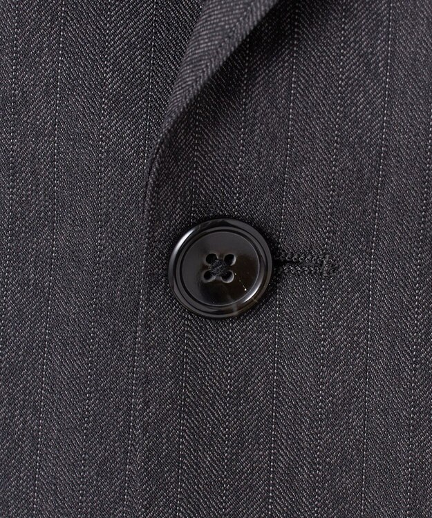J.PRESS MEN 【ESSENTIAL CLOTHING】ヘリンボーンストライプ スーツ/総裏 グレー系1