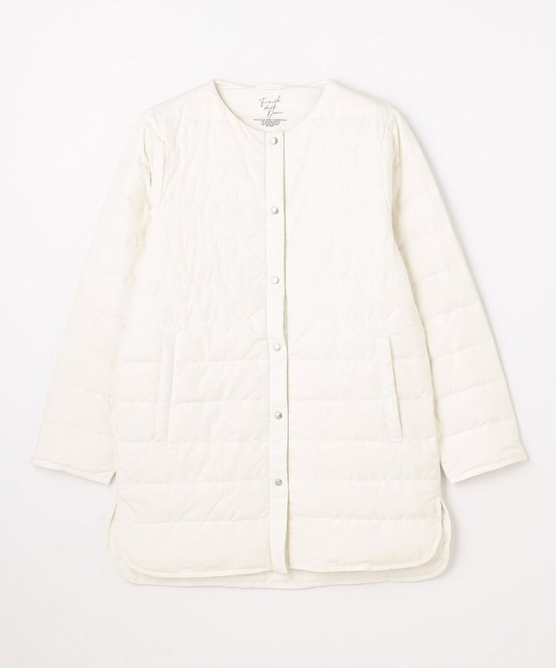 ANY フレンチダウンロングコート エクリュ