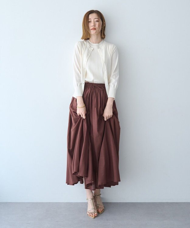 YECCA VECCA 【マシンウォッシャブル】カーディガン Off White
