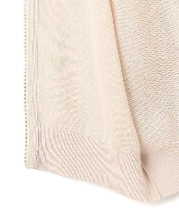 UNFILO シアーダンボールニット ZIPフーディ ベージュ