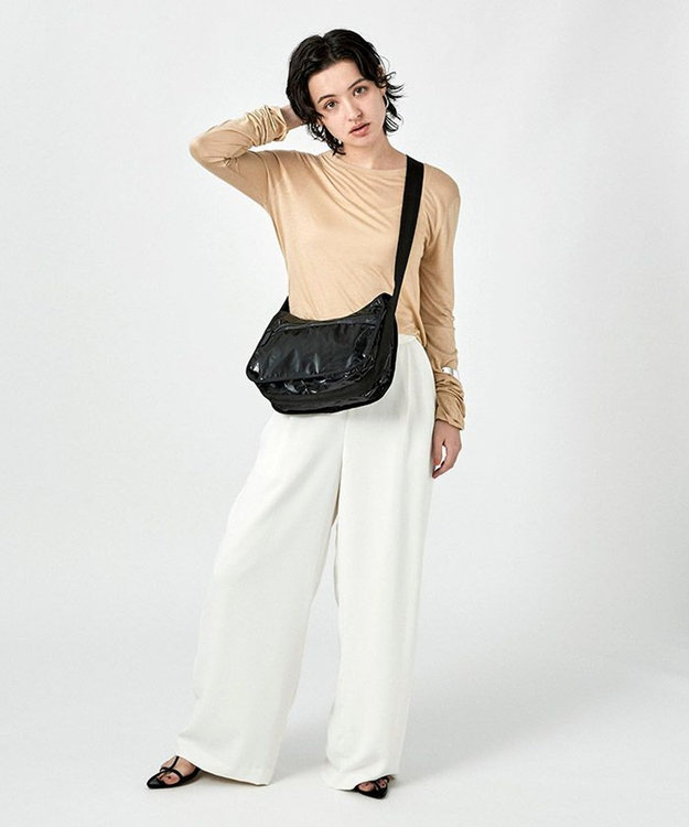 LeSportsac CLASSIC HOBO/ブラックシャイン ブラックシャイン