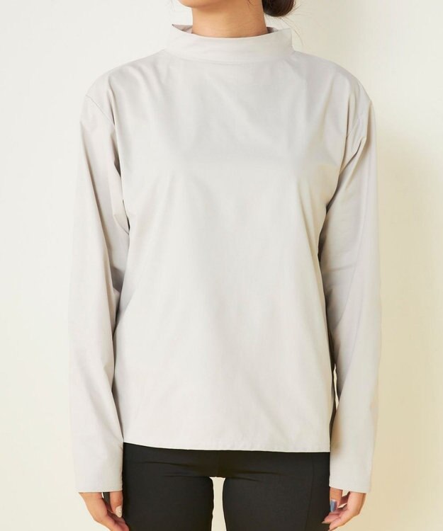 OP／FILA 【ocean pacific】モックネックラッシュガード付き 水着5点セット ベージュ