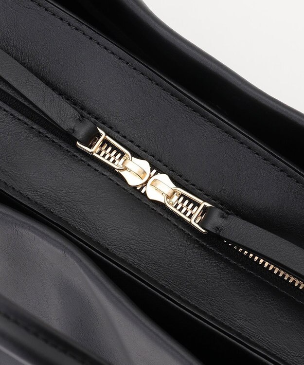 BEIGE， 【一部店舗限定】MARY AL TERNA / RIKYU レザーハンドバック Black