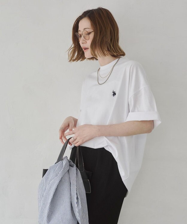 WEGO 【ユニセックス着用ITEM】別注USPOLO　ヘビーウエイトBIGT（S） ホワイト