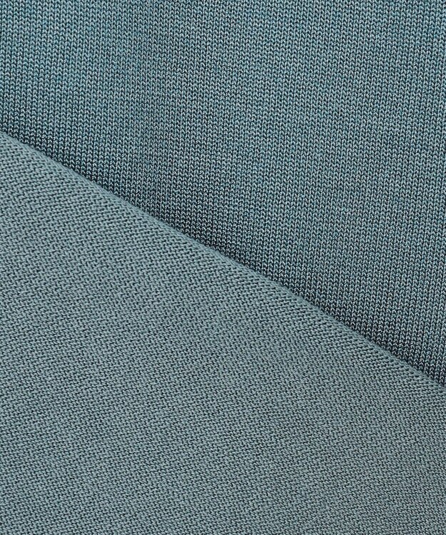 J.PRESS LADIES L 【洗える】SILKY RAYON STRETCH Vネック カーディガン グレイッシュグリーン系