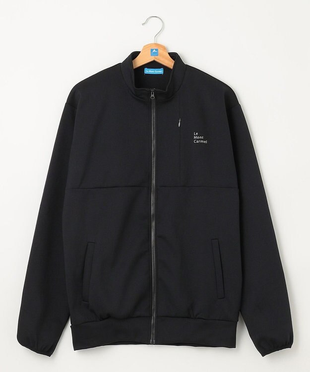 SHARE PARK MENS 【UVカット・吸水速乾・ストレッチ・軽量・アンチピリング 】ダンボールトラックジャケット（L・XLサイズ） ブラック系