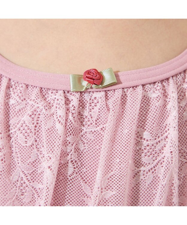 Chacott スカート付レオタード グレイッシュローズ