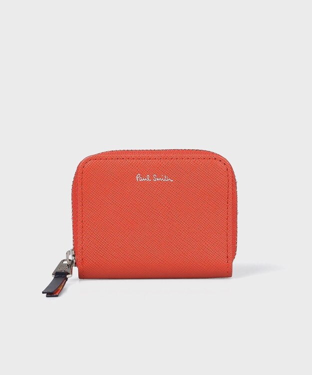 Paul Smith アーティストストライププラー コインケース オレンジ