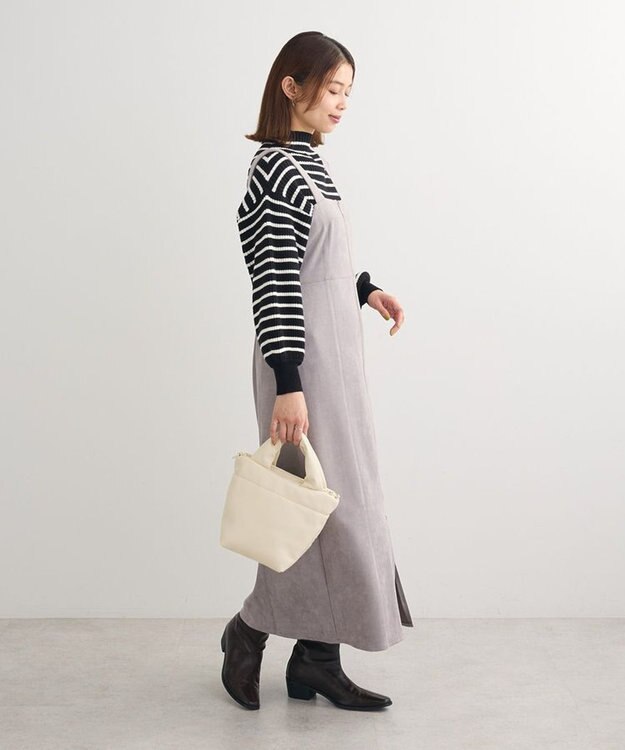 Green Parks ・ＥＬＥＮＣＡＲＥ　ＤＵＥ　スエードポンチジャンスカ Light Gray