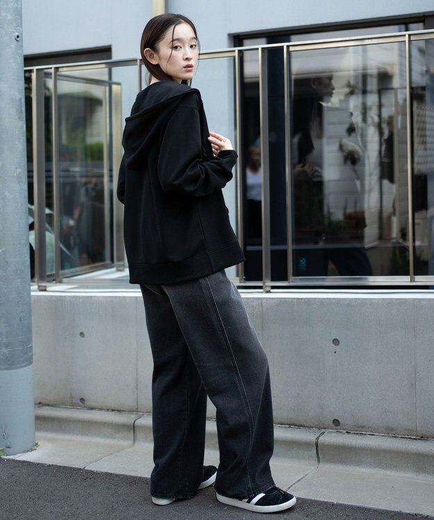 WEGO 【WEB限定/ユニセックス着用ITEM/25年秋冬新作/SMLサイズ展開】別注U.S.POLO ASSN.　ZIPパーカー ブラック