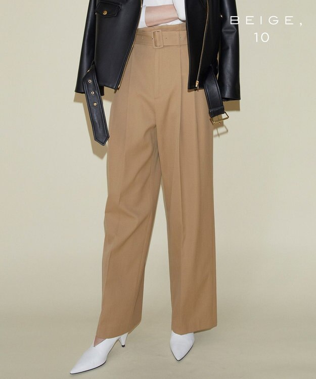 BEIGE， 【10th Anniversary】GABARDINE / ワイドパンツ Camel