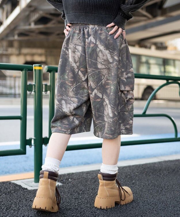 WEGO リアルツリーカモフラハーフパンツ 柄1