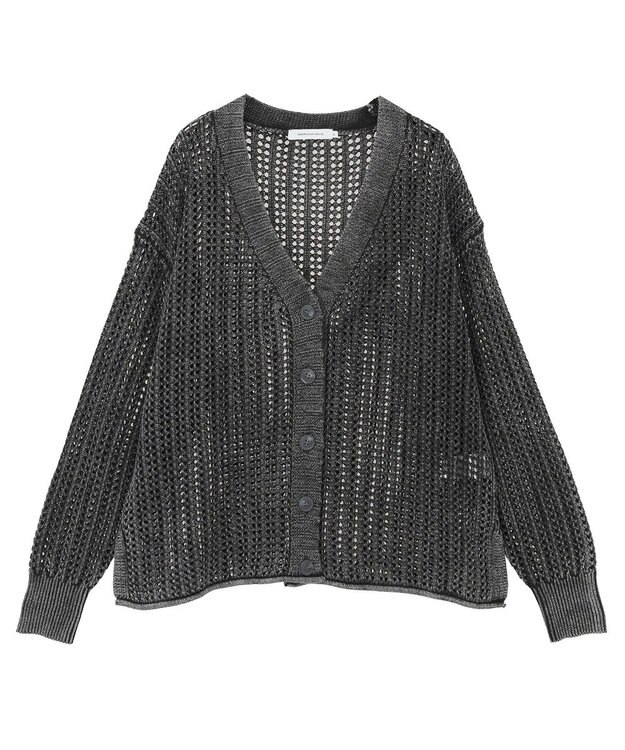 AMERICAN HOLIC メッシュカーディガン Charcoal Gray