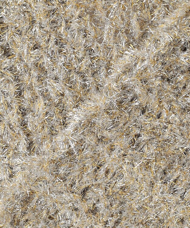 BEIGE， 【洗える・Precious 4月号掲載】TRITOMA / ラメクルーネック半袖ニット Gold