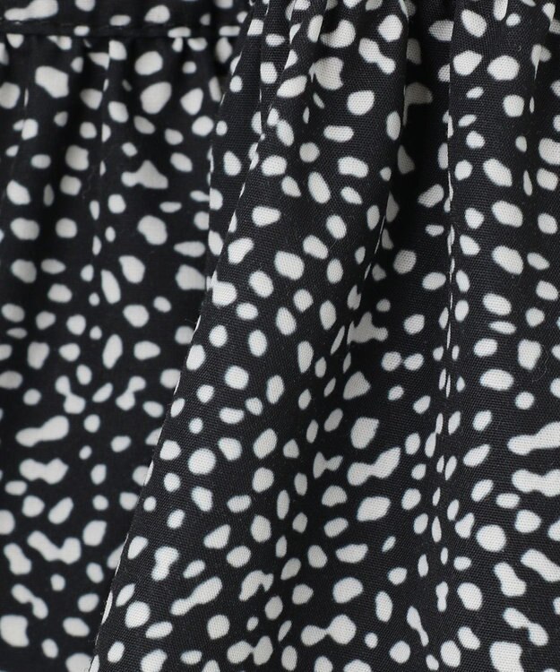 ANY KIDS 総柄スカパン ブラック系×ドット