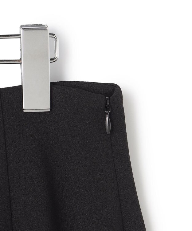 23区 【先行予約】ダブルフェイスジャージー Iラインスカート ブラック系