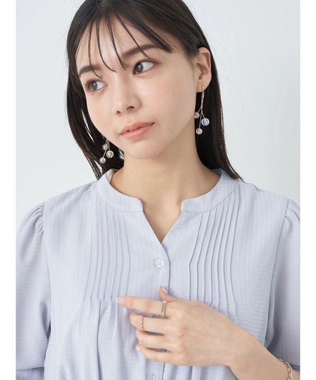 earth music&ecology タックフレアワンピース Mint