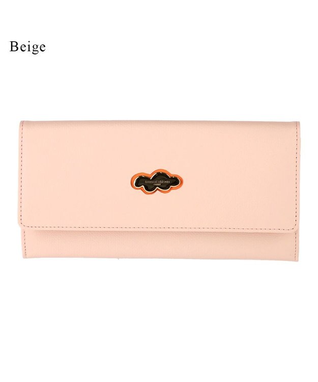 tsumori chisato CARRY くもマーク 長財布 かぶせタイプ ベージュ