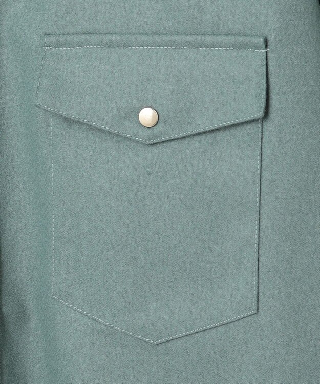 J.PRESS MEN 【J.PRESS ORIGINALS】1001 PAPER FLANNEL Ivy CowBoy Shirt / JAPAN MADE ピーコックグリーン系