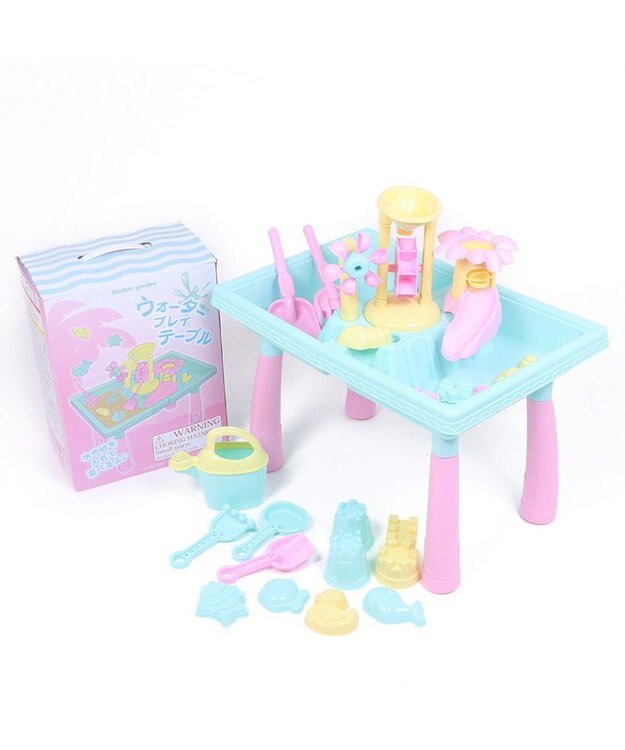Mother garden マザーガーデン ウォータープレイテーブル 《パステル》水遊び フラワー プラおもちゃ -