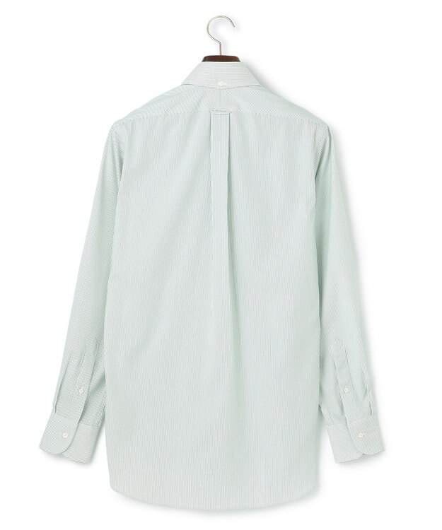 J.PRESS MEN 【WEB限定】ピンストライプシャツ/B.D グリーン系1