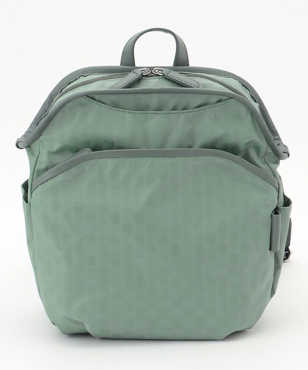 Y'SACCS Polka Dots　パイピングポケットコンパクトリュック ライトグリーン