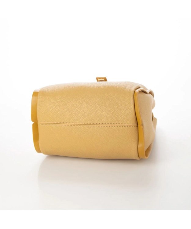 UNBILLION cachecache 3レイヤーヒネリ金具2wayトート イエロー