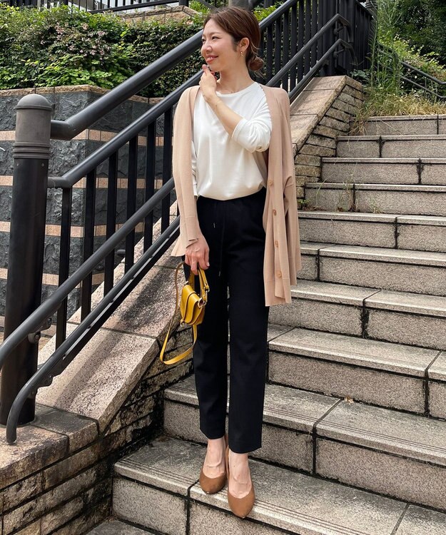 UNFILO ドロストスティックパンツ ブラック系