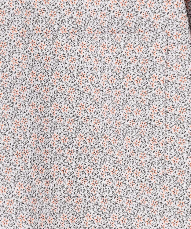 JOSEPH ABBOUD 【綿100％・ジャージー素材・ストレッチ】コンパクトジャージープリントシャツ オレンジ系5