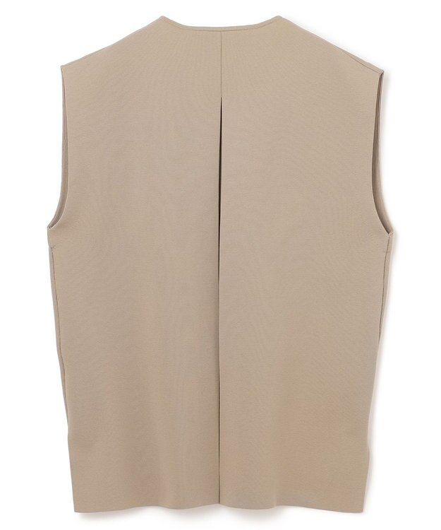 UNFILO フォルムニットジレ カーキ