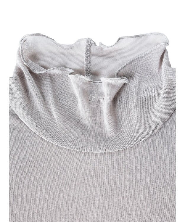 earth music&ecology シアーハイネックメロープルオーバー Gray