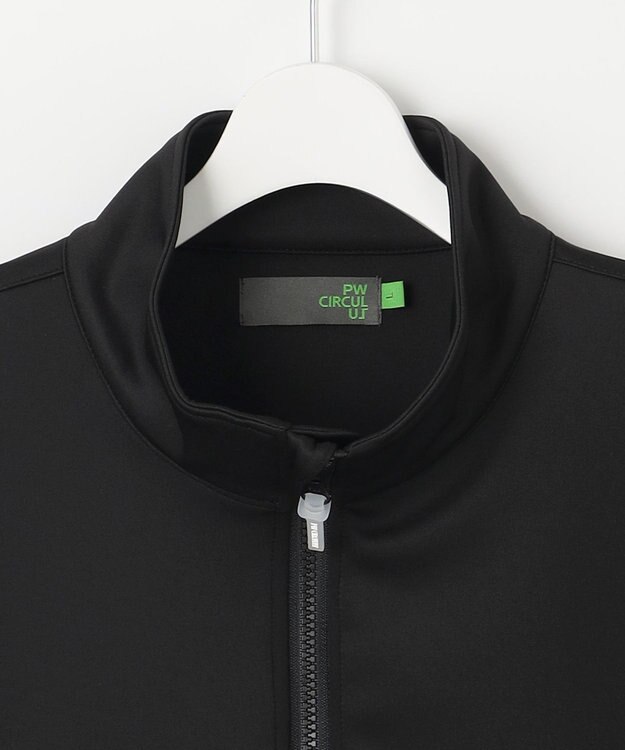 PW CIRCULUS 【MEN】カラーブロッキング プルオーバー ゴルフ ブラック系