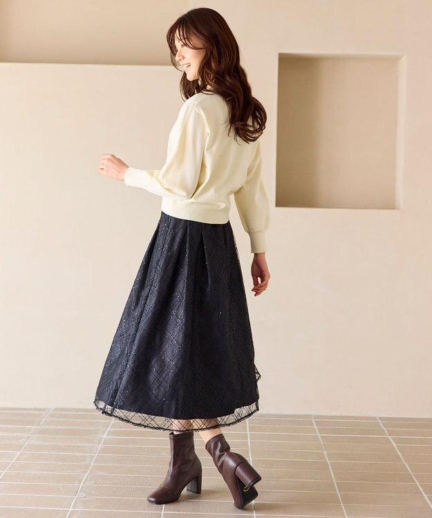 Feroux 【先行予約】美シルエットニット プルオーバー ホワイト系