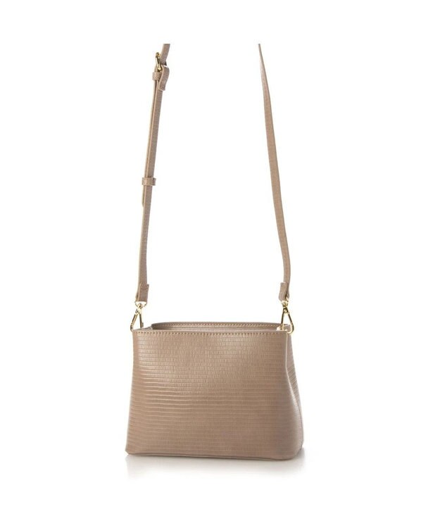 UNBILLION cachecache スパイラルエコファーハンドルスクエアミニショルダー オーク