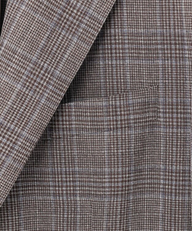 J.PRESS MEN 【NEW STAGE】 KASURI DYEING チェック ジャケット ブラウン系3