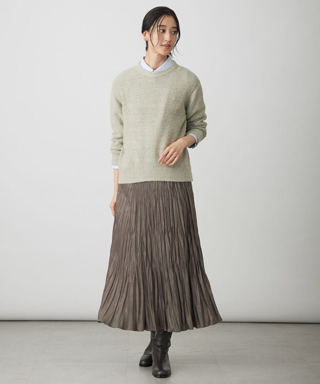 J.PRESS LADIES 【WEB限定・洗える】クラシックピンオックス シャツ サックスブルー系