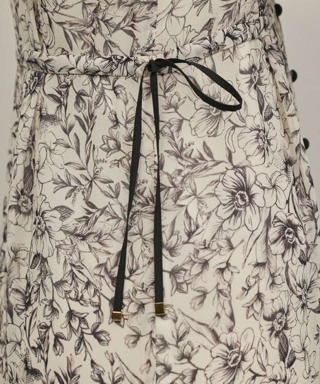 GRACE CONTINENTAL ドロストティアードフレアワンピース キナリ