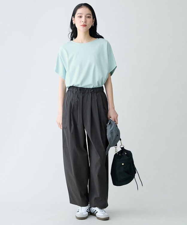 ANY L 撥水ナイロンカーゴパンツ スレート