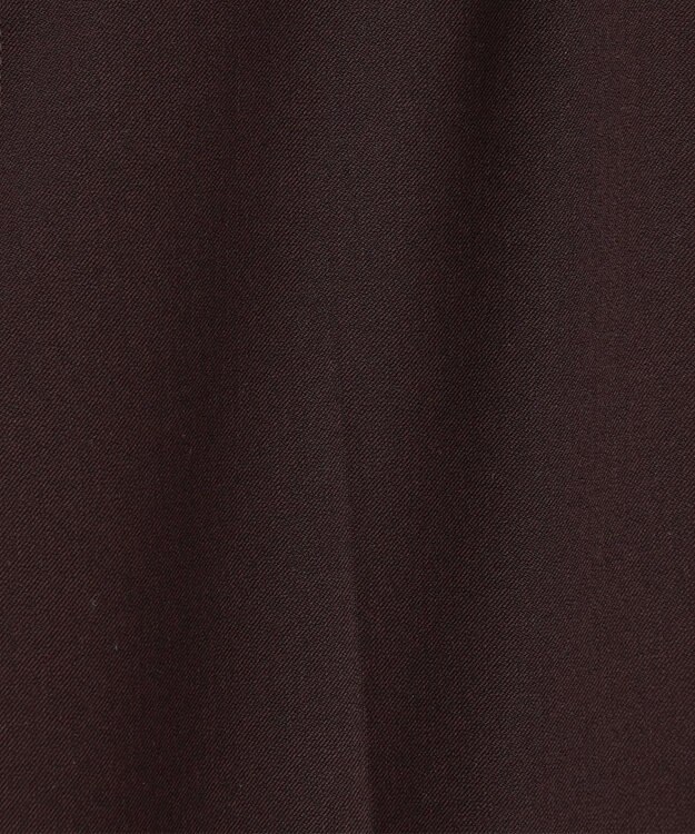 J.PRESS LADIES L 【WEB限定カラーあり・洗える】T/Rアルガンシルク テーパード パンツ ワイン系