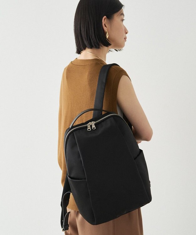 russet ＜背面メッシュ仕様＞クラウズナイロンリュックサック(CE-1499) Black