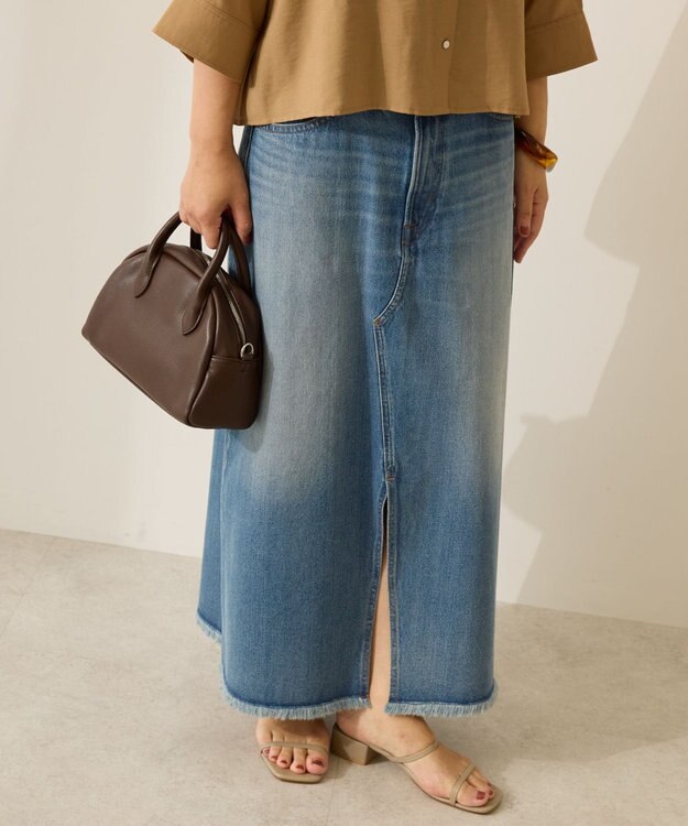 AMERICAN HOLIC デニムＡラインスカート Light Indigo