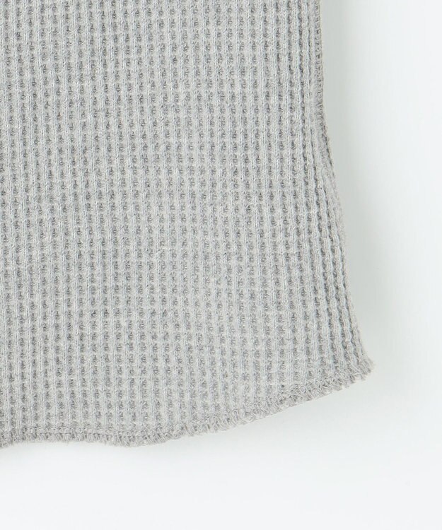 組曲 L 【組曲×setsuko sagittaire】カップ付きフリルTシャツ ライトグレー系