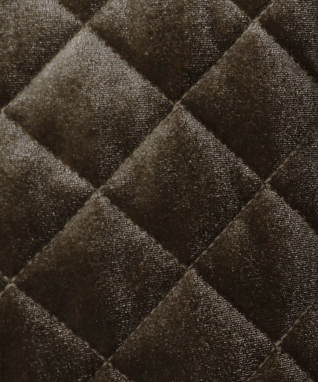 uncrave ベロア キルティング ブルゾン（uncrave WHITE） カーキブラウン