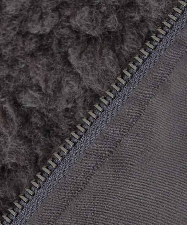 NAVE 【ReNAVE／UNISEX】プードルボア ジャケット チャコール系