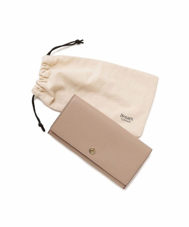 TOPKAPI 【Breath TOPKAPI】RIPPLE リプル 長財布 グレージュ