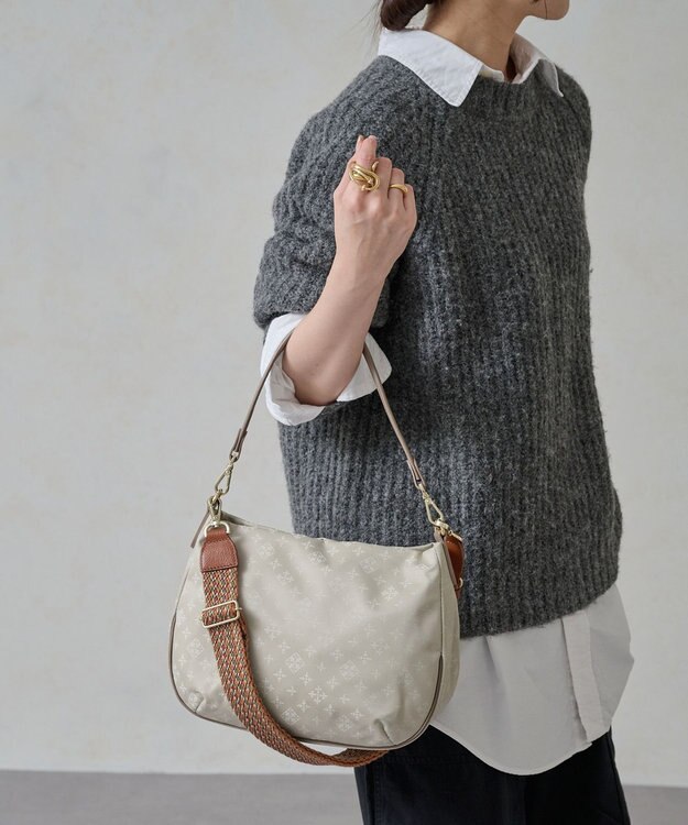 russet アレンジショルダーベルト【ミックステープ】(CE-1147) Camel