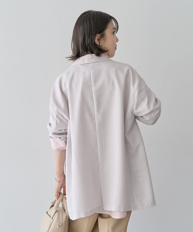 Green Parks オーバーサイズＷ釦ライトジャケット Light Gray