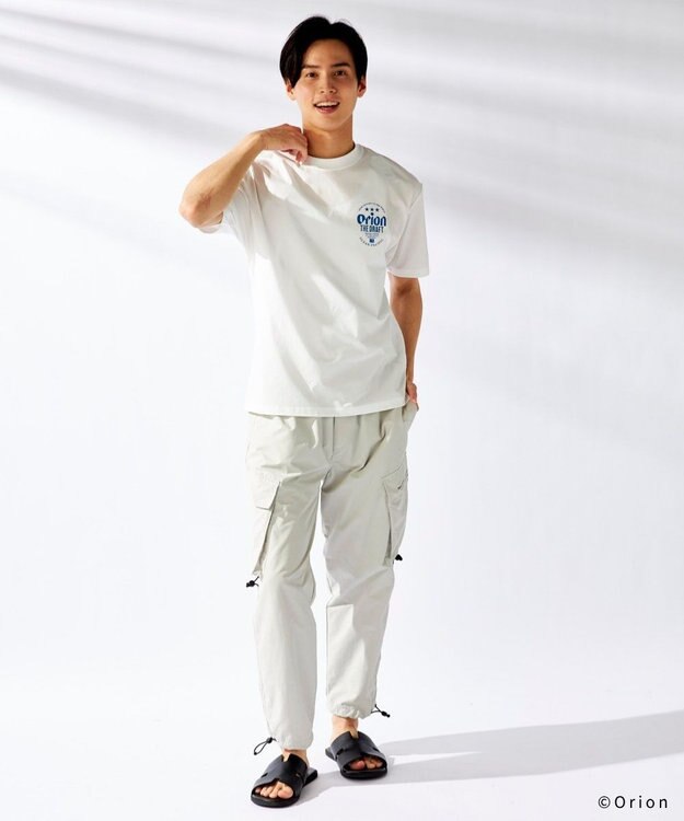OP／FILA 【Ocean Pacific×ORION】UPF50+ペアテックスTシャツ ホワイト