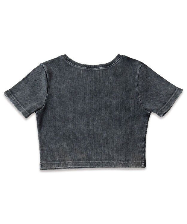 WEGO ヴィンテージウォッシュリブT スミクロ